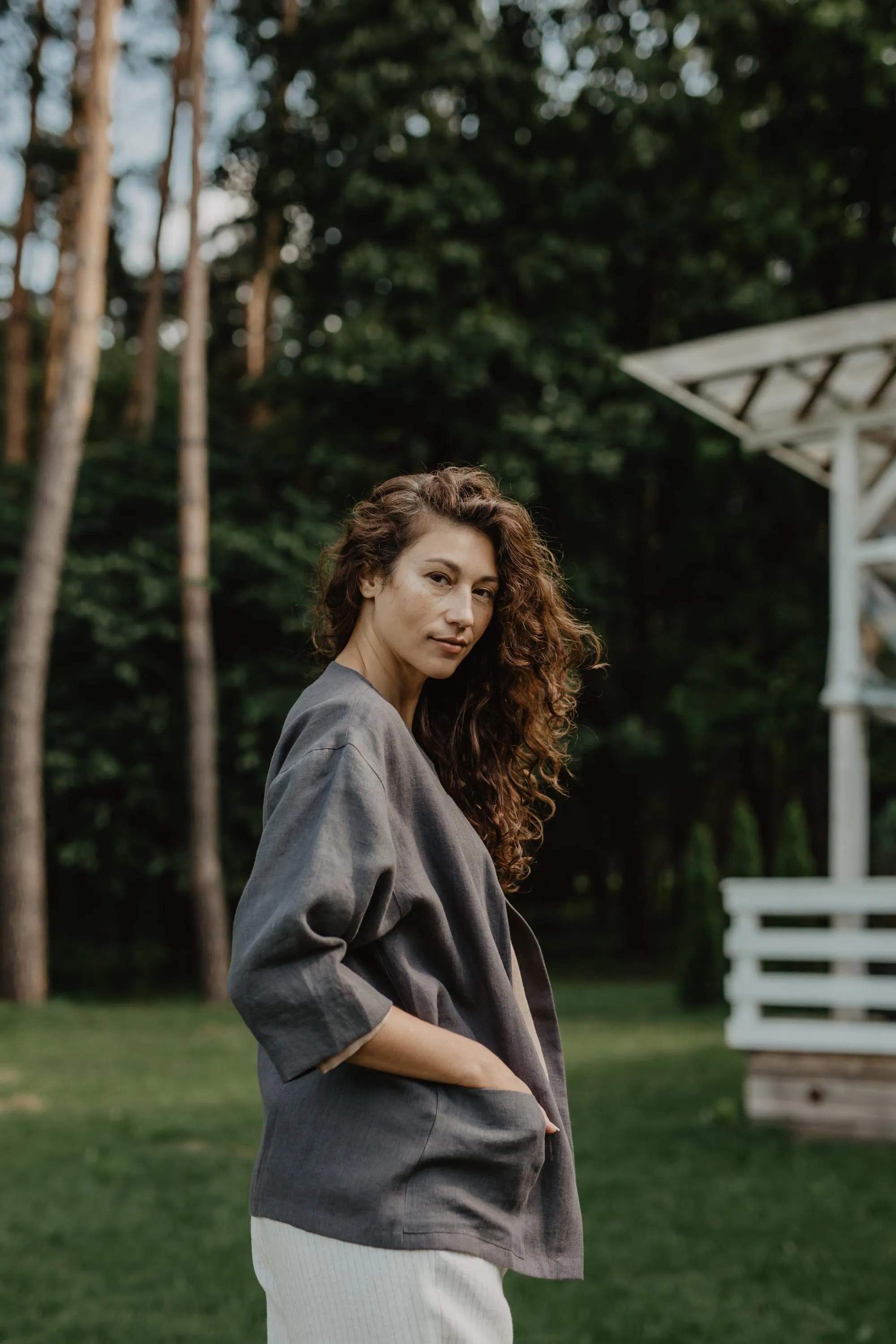 Linen oversized jacket Kyiv