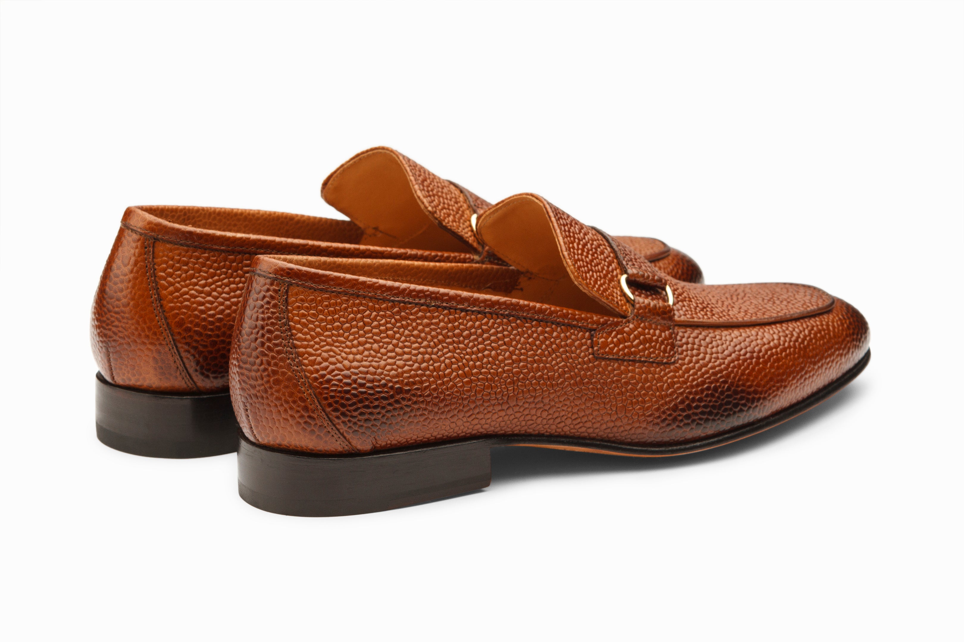 Lorenzo Leather Loafers- Cedar Grain