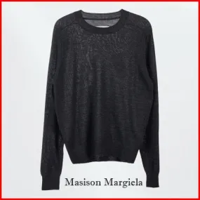 Maison Margiela  |Casual Style Unisex Wool Street Style Long Sleeves Plain