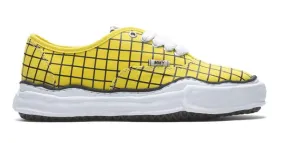 Maison Mihara Yasuhiro Baker OG Sole Canvas Check Sneaker Yellow