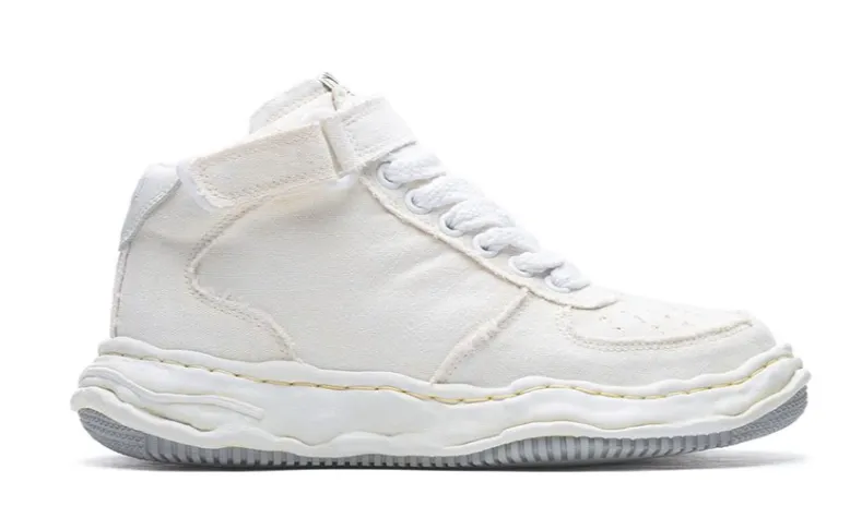 Maison Mihara Yasuhiro Wayne High OG Sole Canvas Sneaker White