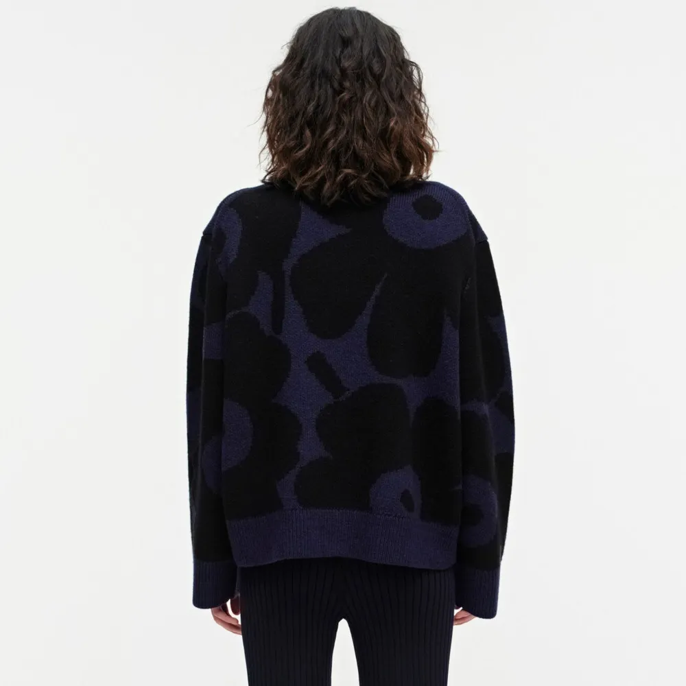 marimekko  |Flower Patterns Casual Style Wool Street Style Long Sleeves