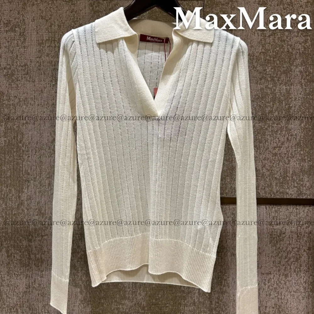 Max Mara Studio  |Casual Style Wool Silk Blended Fabrics Street Style