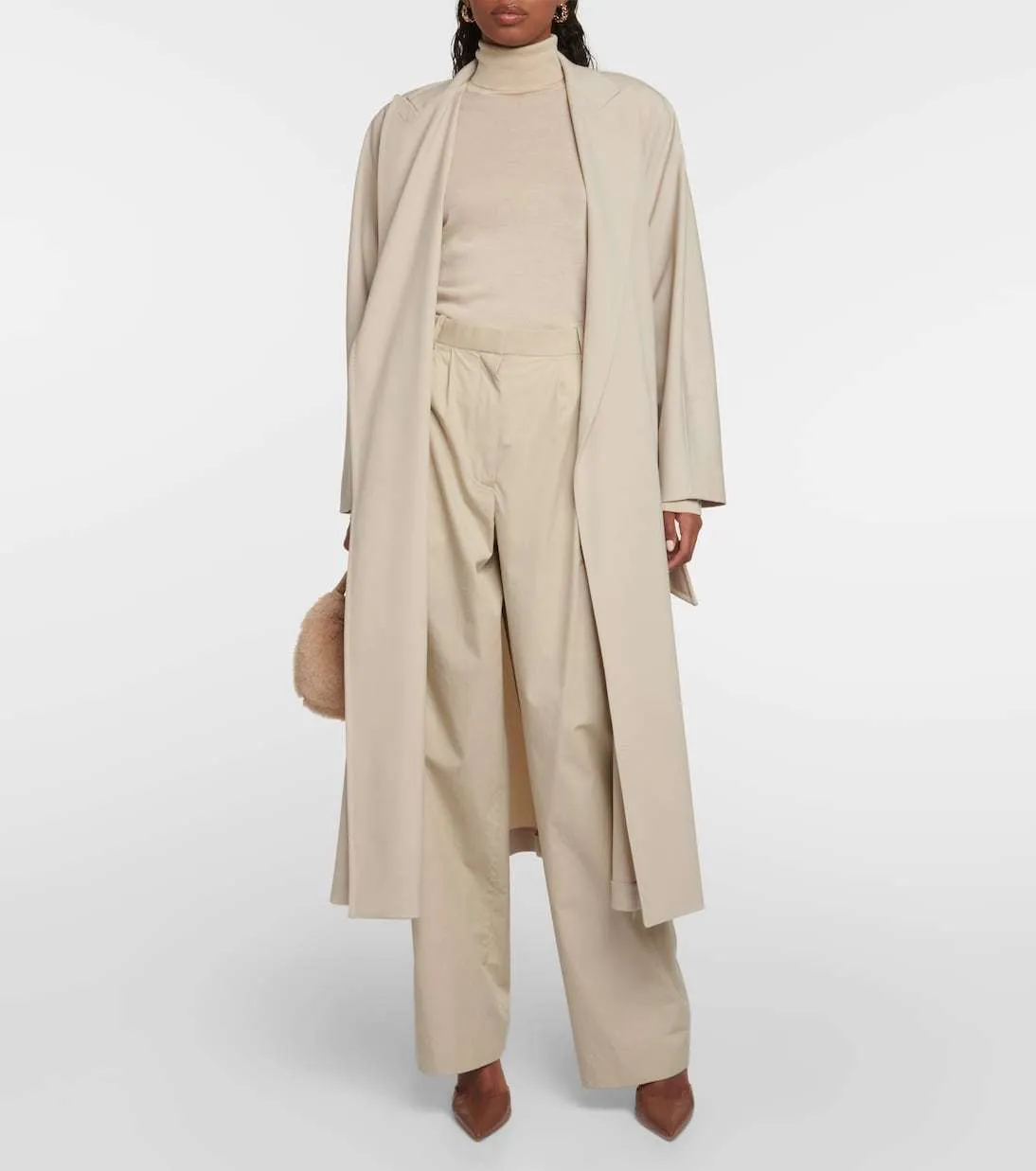 MaxMara  |Casual Style Wool Plain Elegant Style Formal Style