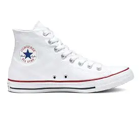 Mens Converse Chuck Taylor All Star Optical White Hi Top Lace Up Casual Shoe