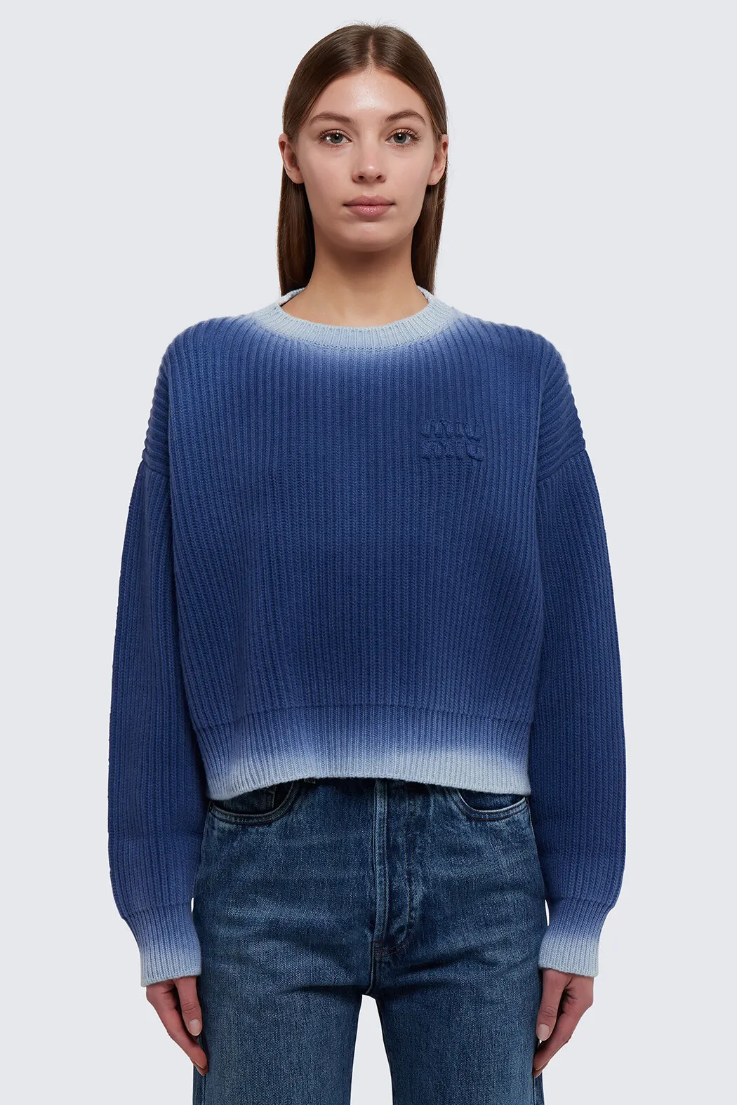 MiuMiu  |Crew Neck Casual Style Unisex Wool Blended Fabrics