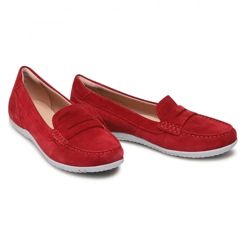 MOCASSINO GEOX DONNA D92DNA/00022/C7017 ROSSO