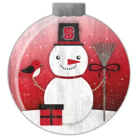 NC State Wolfpack 12'' Snow Globe Wall Art