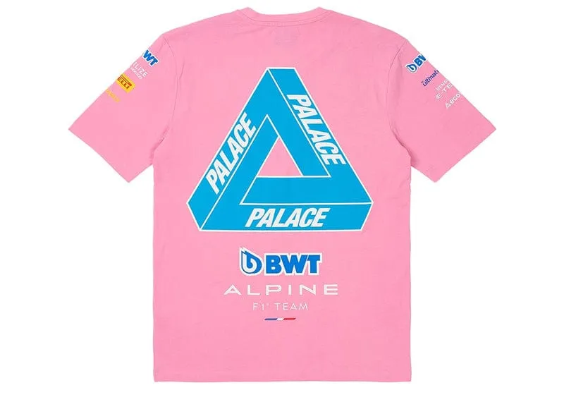 Palace x Kappa For Alpine T-shirt Pink