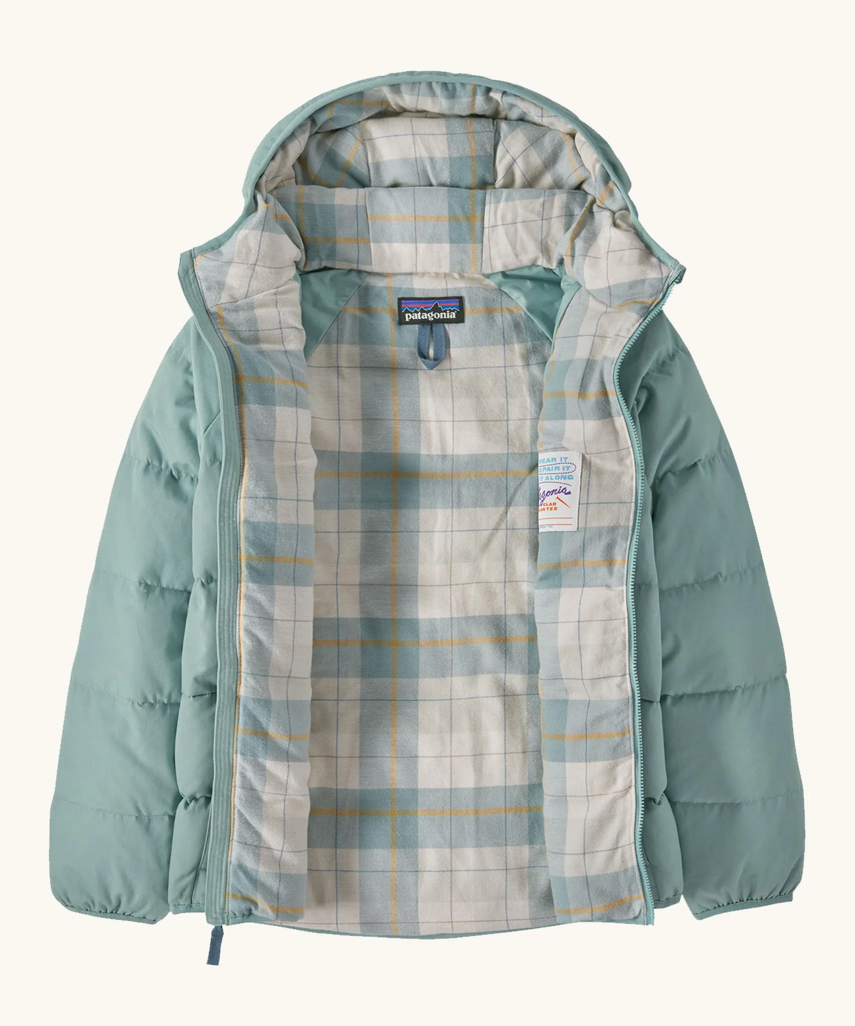 Patagonia Kids Cotton Quilted Down Jacket Thermal Blue