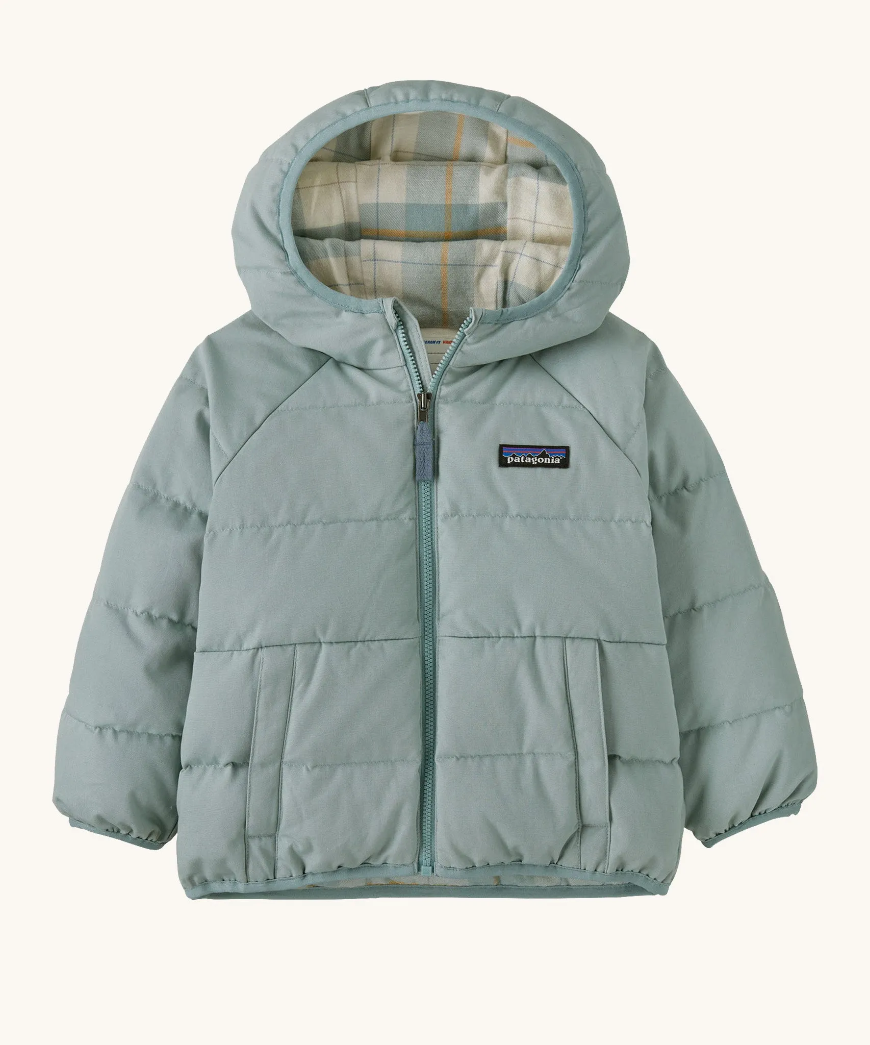 Patagonia Little Kids Cotton Quilted Down Jacket Thermal Blue