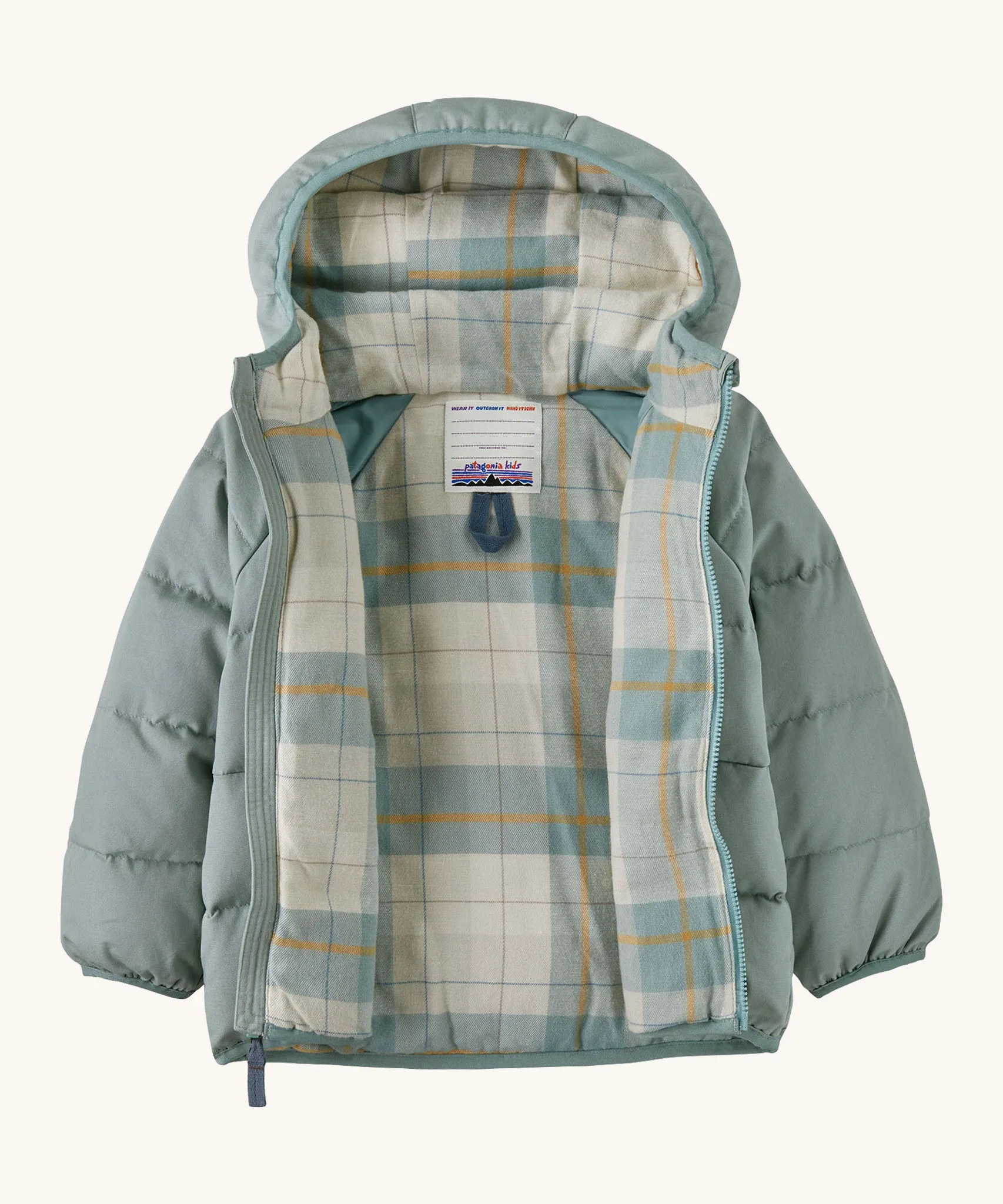 Patagonia Little Kids Cotton Quilted Down Jacket Thermal Blue