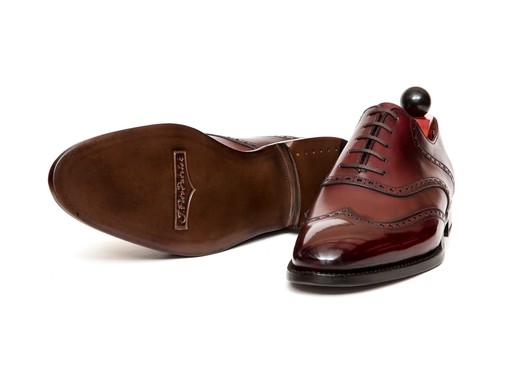 Phinney - MTO - Burgundy Calf - TMG Last - Single Leather Sole