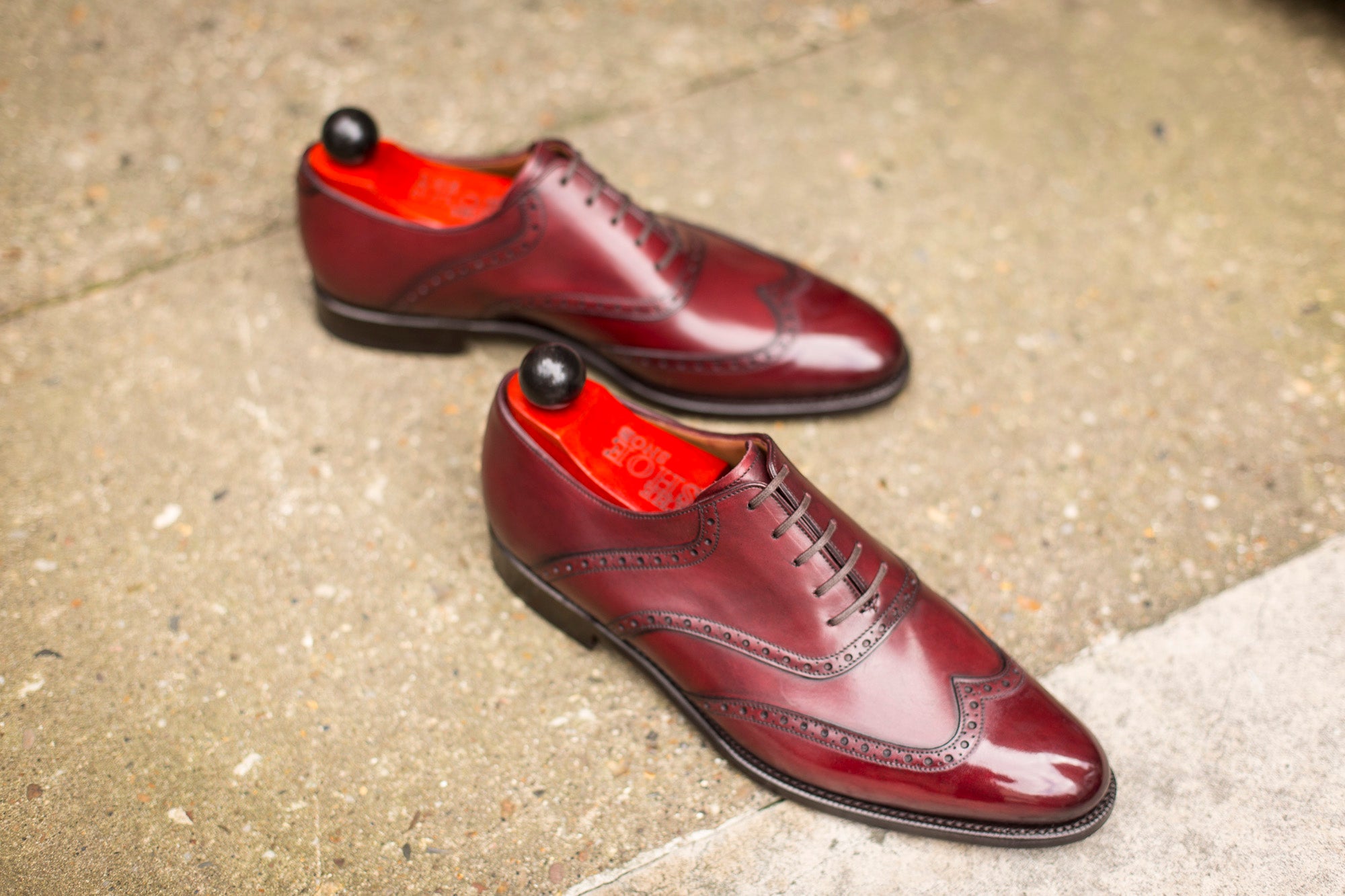 Phinney - MTO - Burgundy Calf - TMG Last - Single Leather Sole