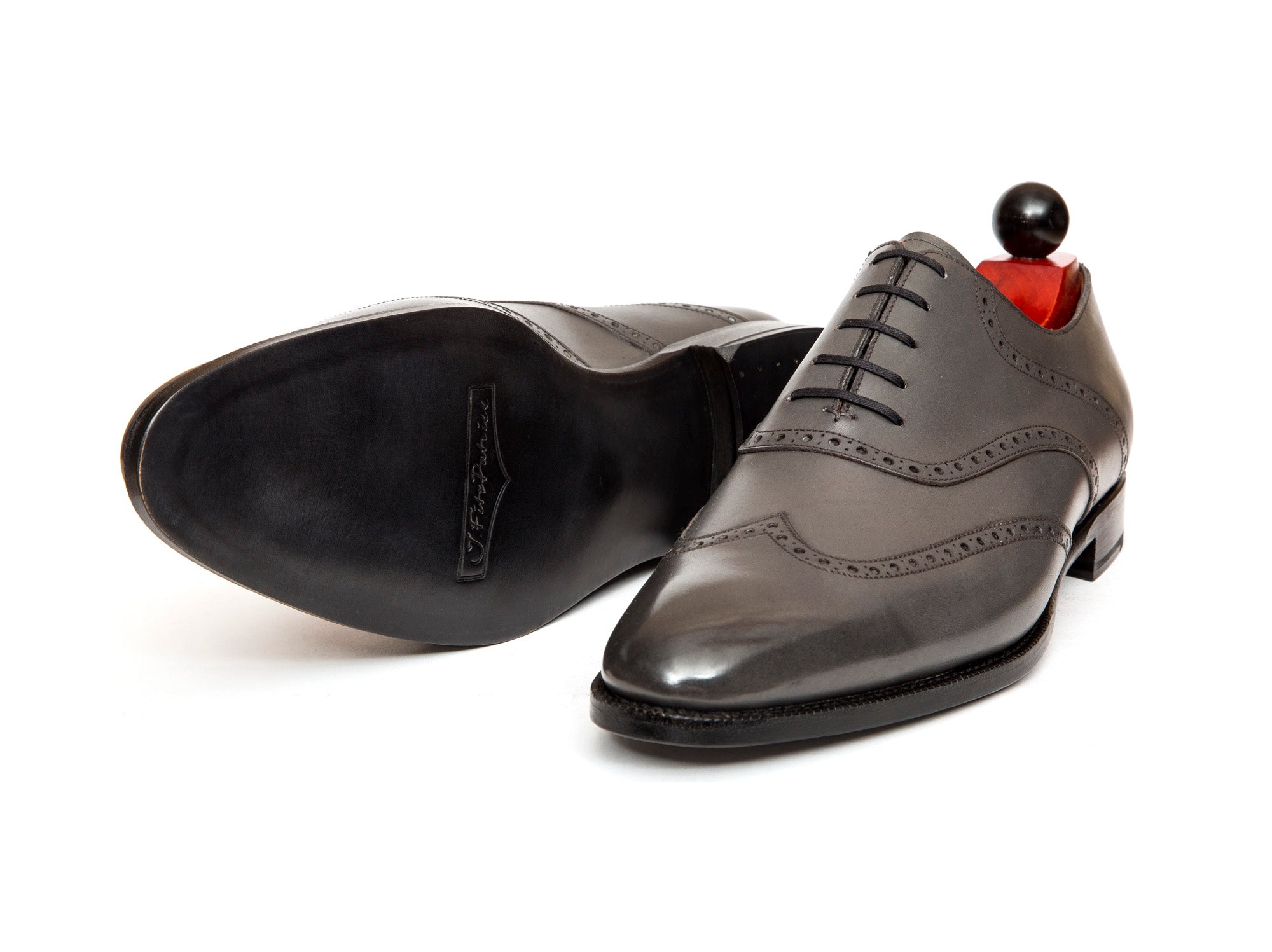 Phinney - MTO - Grey Calf - TMG Last - Single Leather Sole