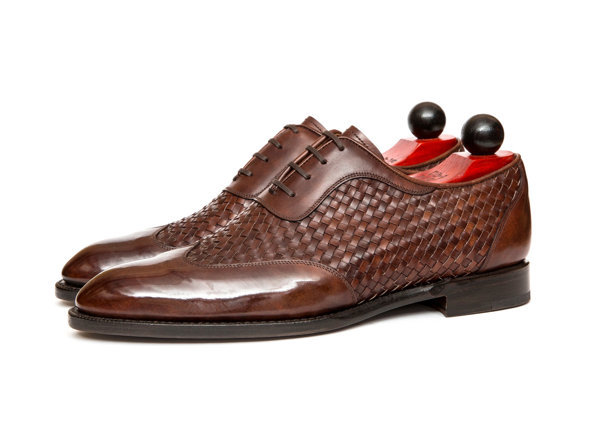 Rainier - MTO - Braided Walnut Museum Calf - SEA Last - Single Leather Sole