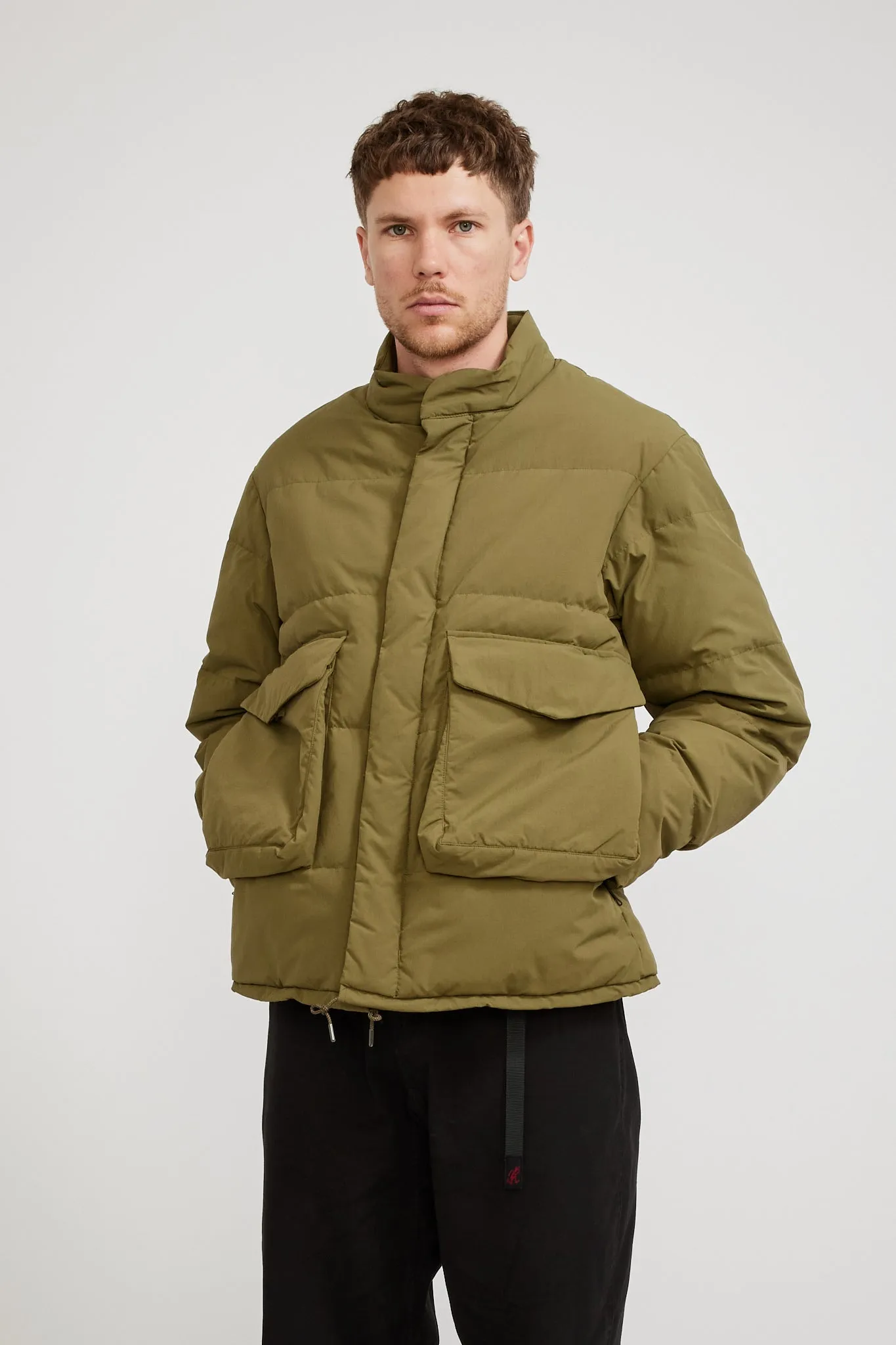 Recycled Down Jacket Olive