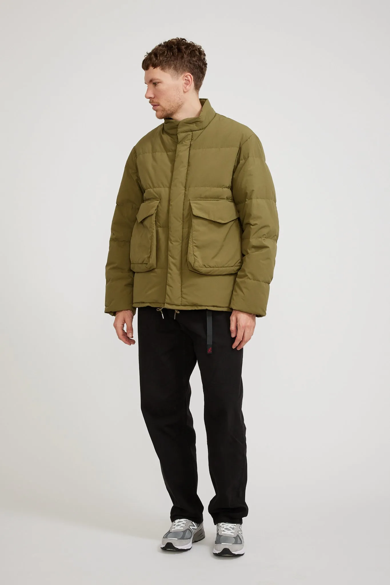 Recycled Down Jacket Olive