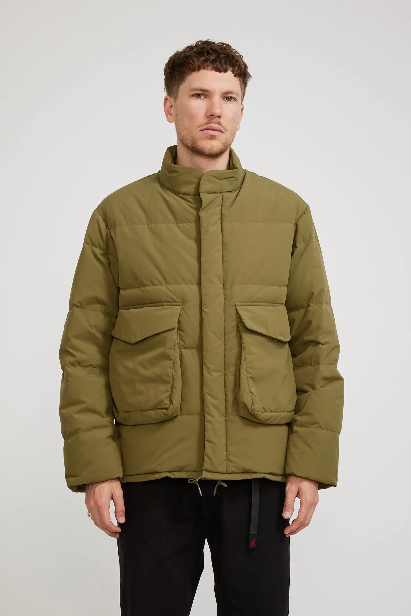 Recycled Down Jacket Olive