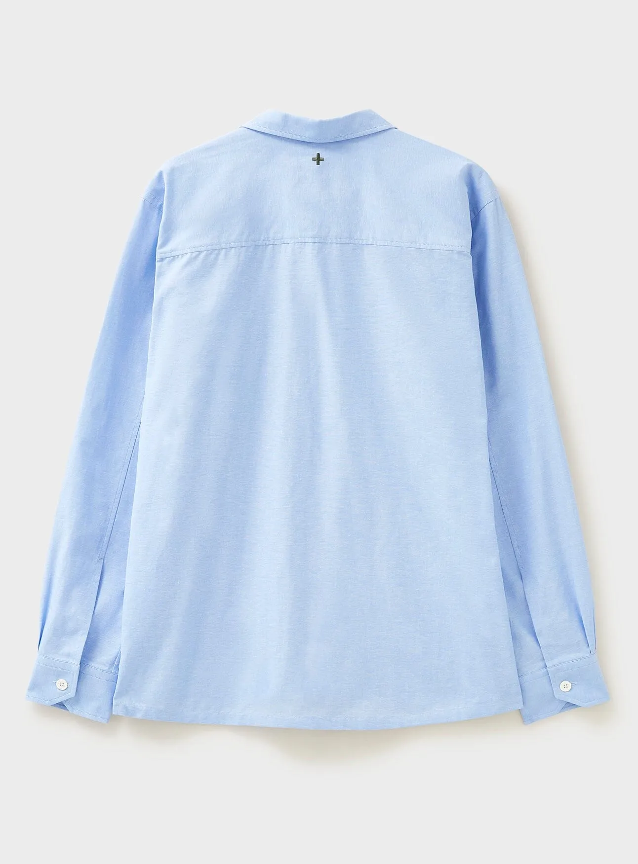 Recycled Italian Sky Slub Shirt Jacket