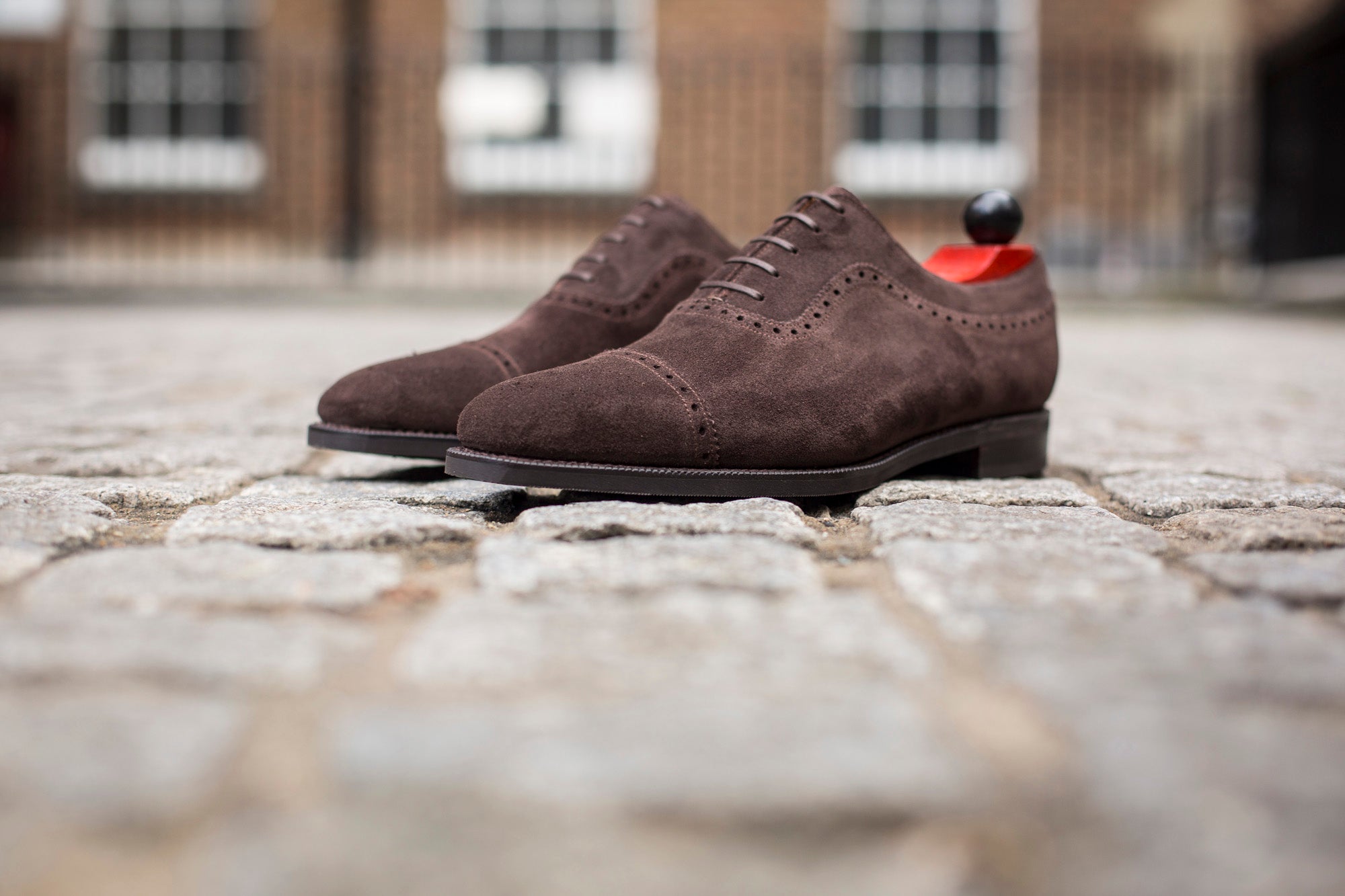 Riviera - MTO - Bitter Chocolate Suede - MGF Last - City Rubber Sole