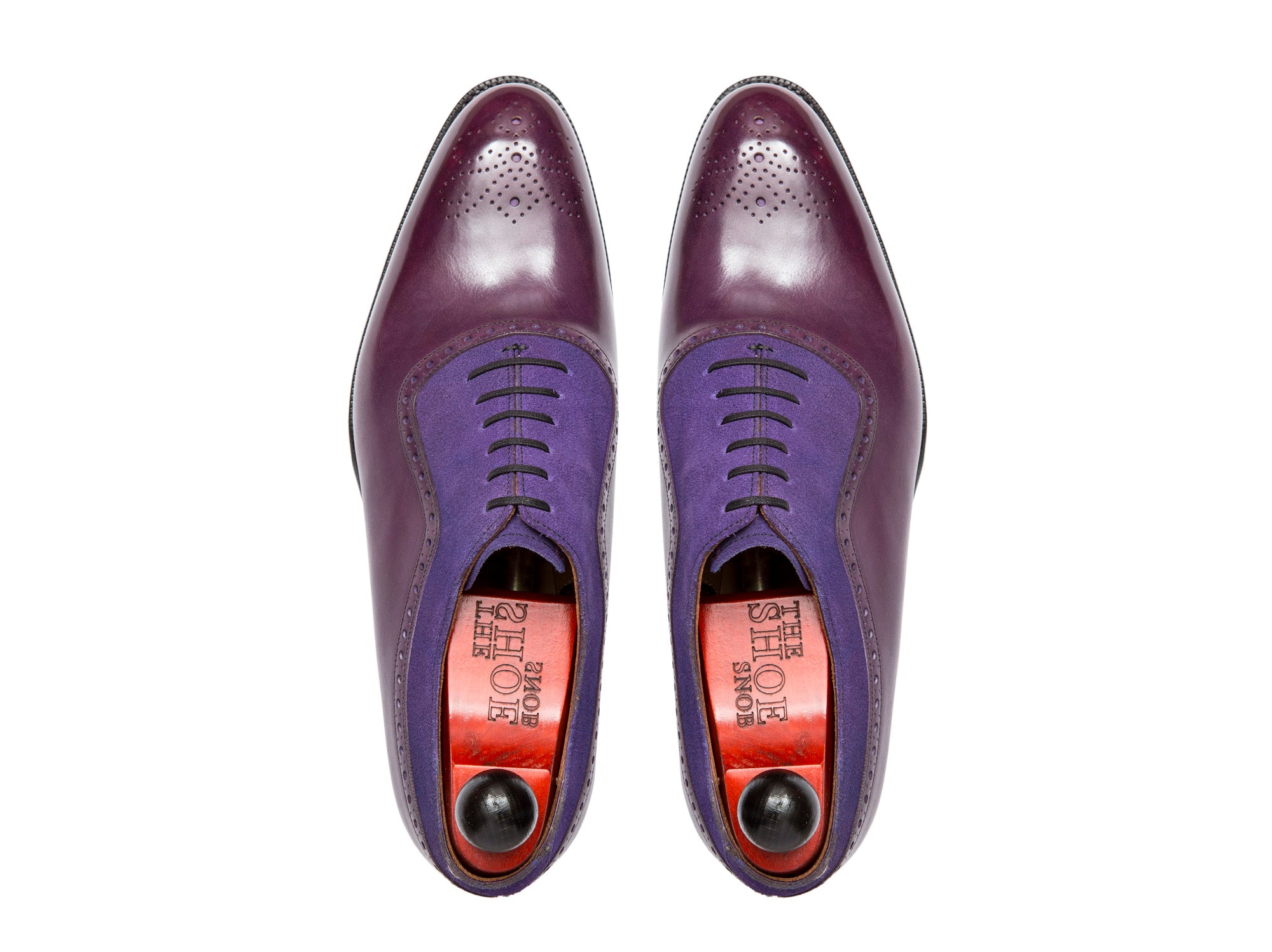 Roosevelt - MTO - Purple Calf / Purple Suede - NGT Last - Single Leather Sole