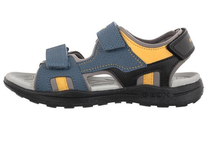 SANDALI GEOX BAMBINO VANIETT AVIO/DK YELLOW J155XB 015CE C4B2G TG: 25,26,27