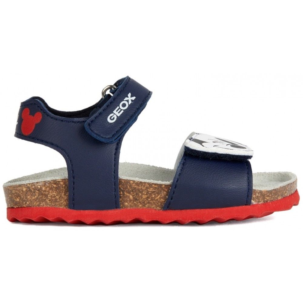 SANDALI PRIMI PASSI GEOX BAMBINO B S.CHALKI B.NAVY/OPTIC WHITE B152QC 000BC C4084 TG : 25/26/27