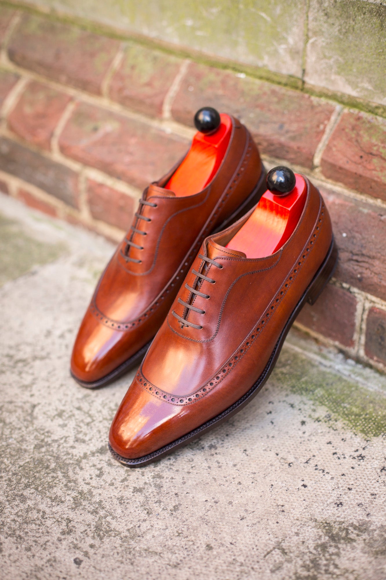 Sebastien - MTO - Auburn Calf - LPB Last - Single Leather Sole