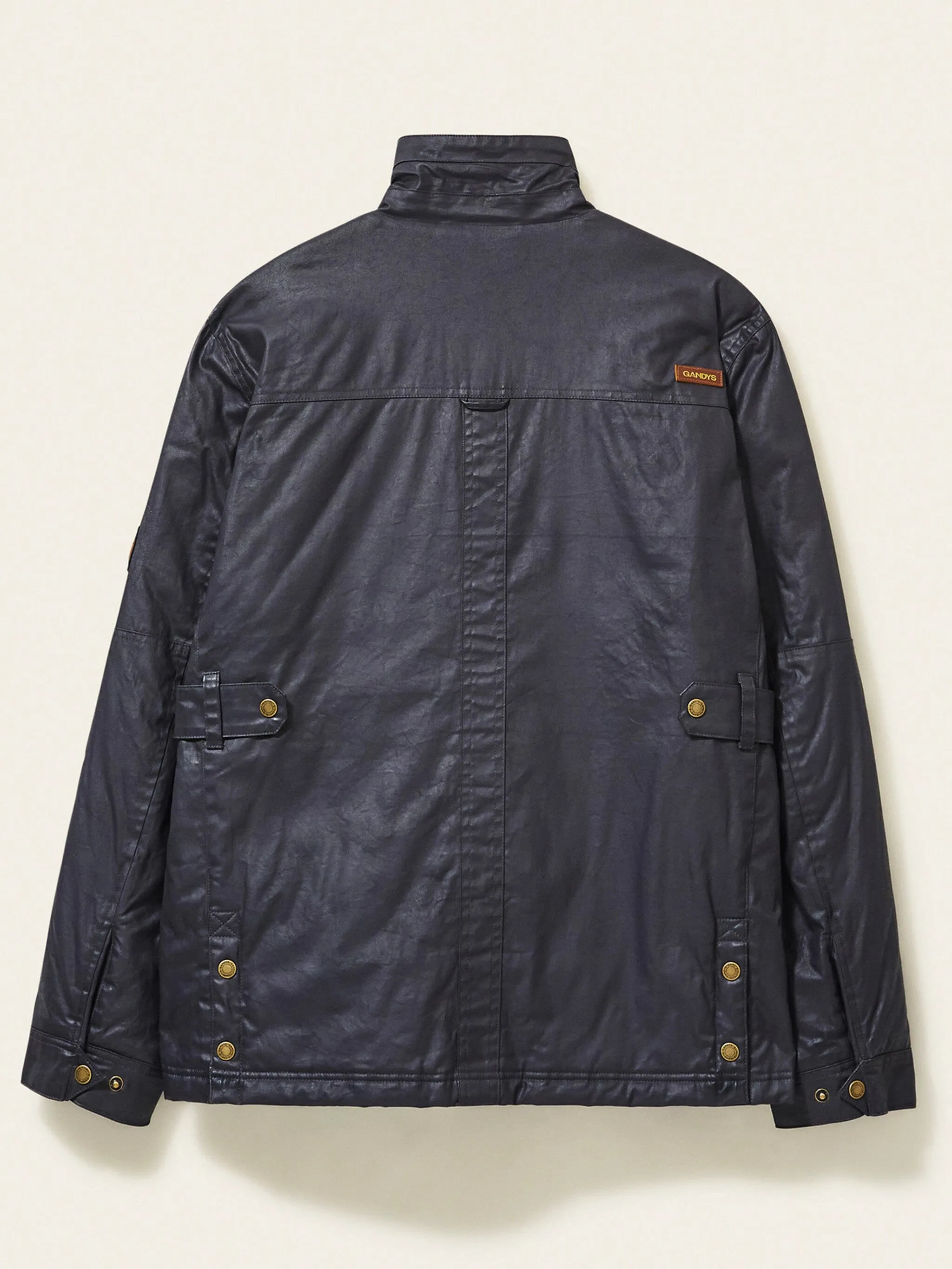 Slate Mens Pioneer Coated Cotton Jacket