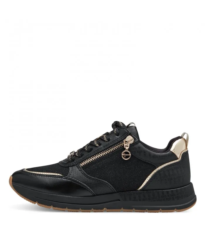 Tamaris Black/Gold Sneaker 1-23732-41-098