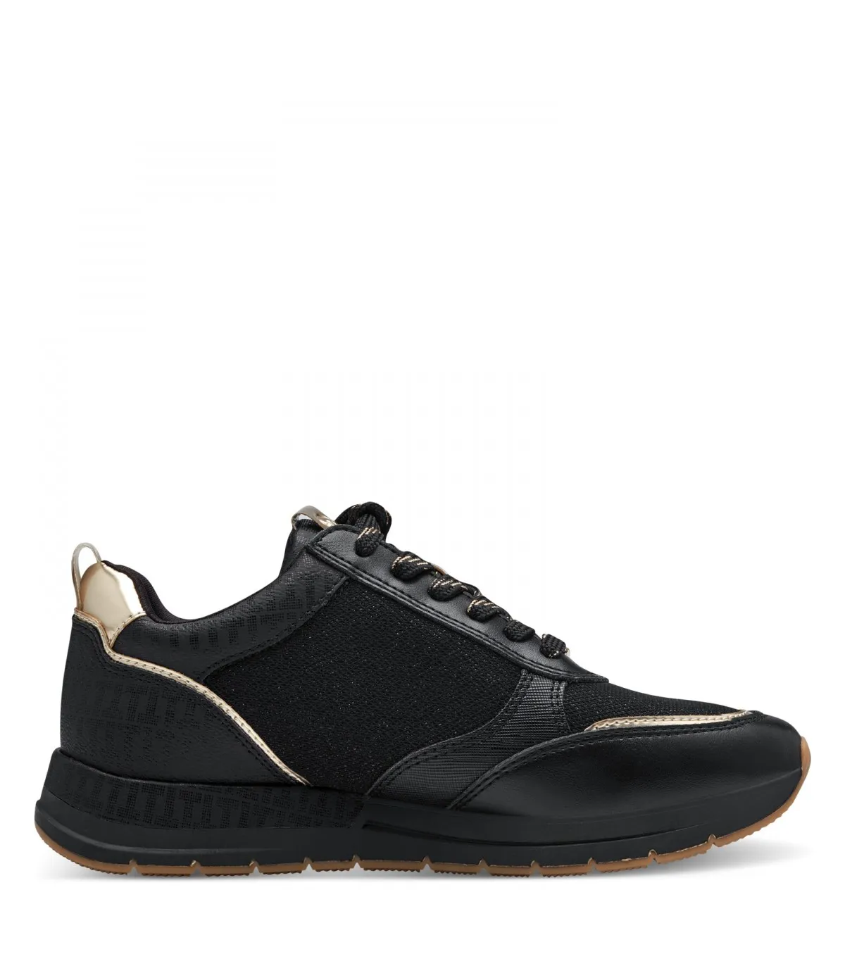 Tamaris Black/Gold Sneaker 1-23732-41-098