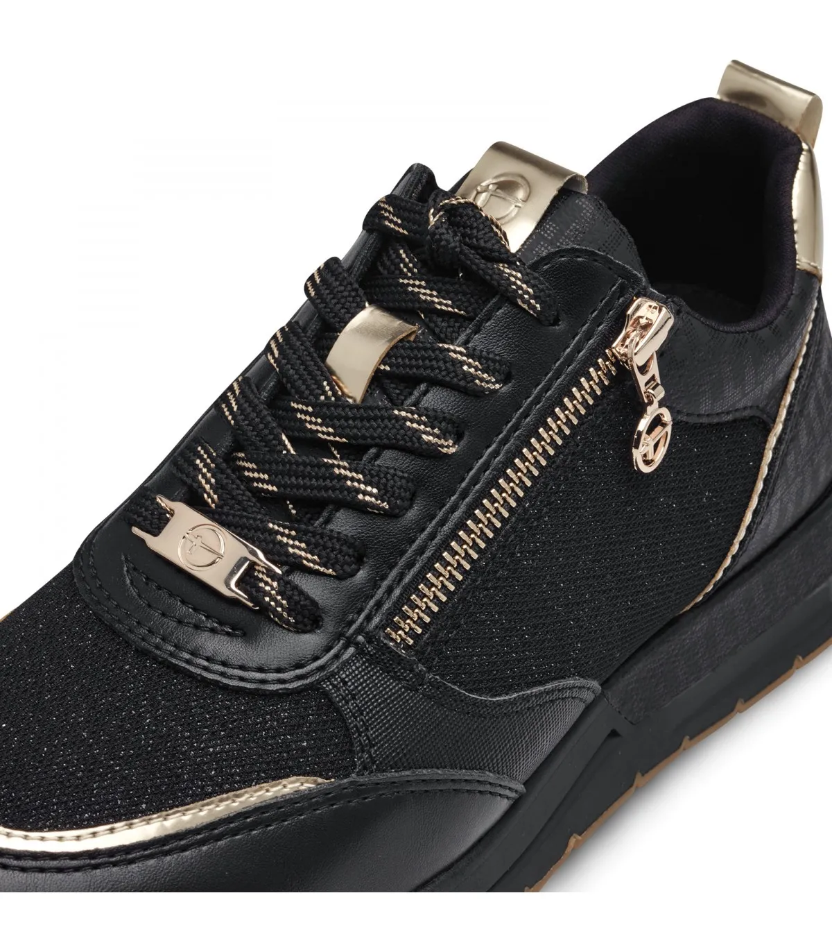 Tamaris Black/Gold Sneaker 1-23732-41-098