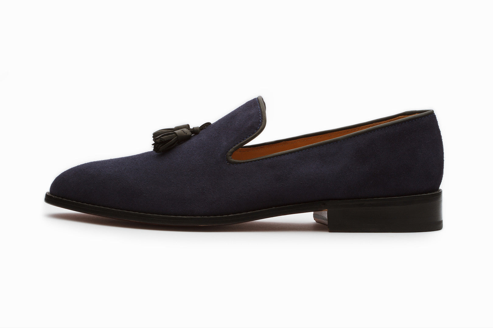 Tassel Loafers - Navy Suede