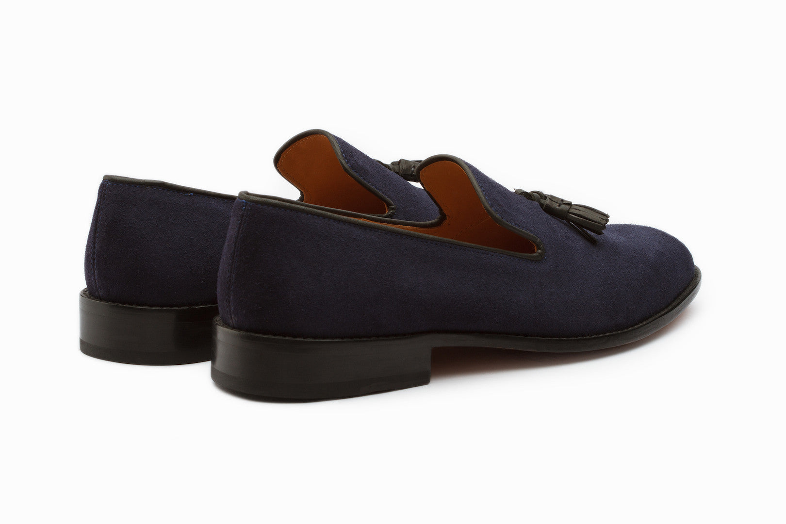 Tassel Loafers - Navy Suede