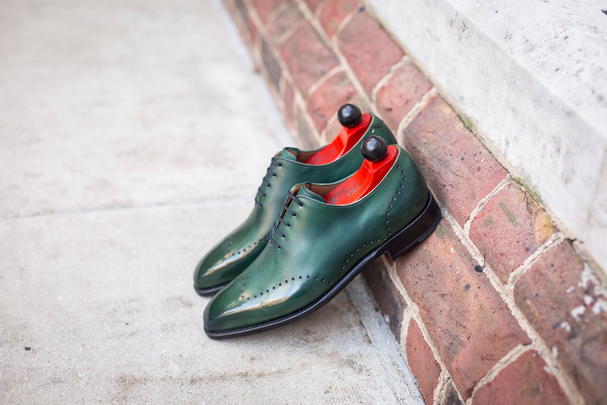 Tony - MTO - Forest Green Calf - LPB Last - Single Leather Sole