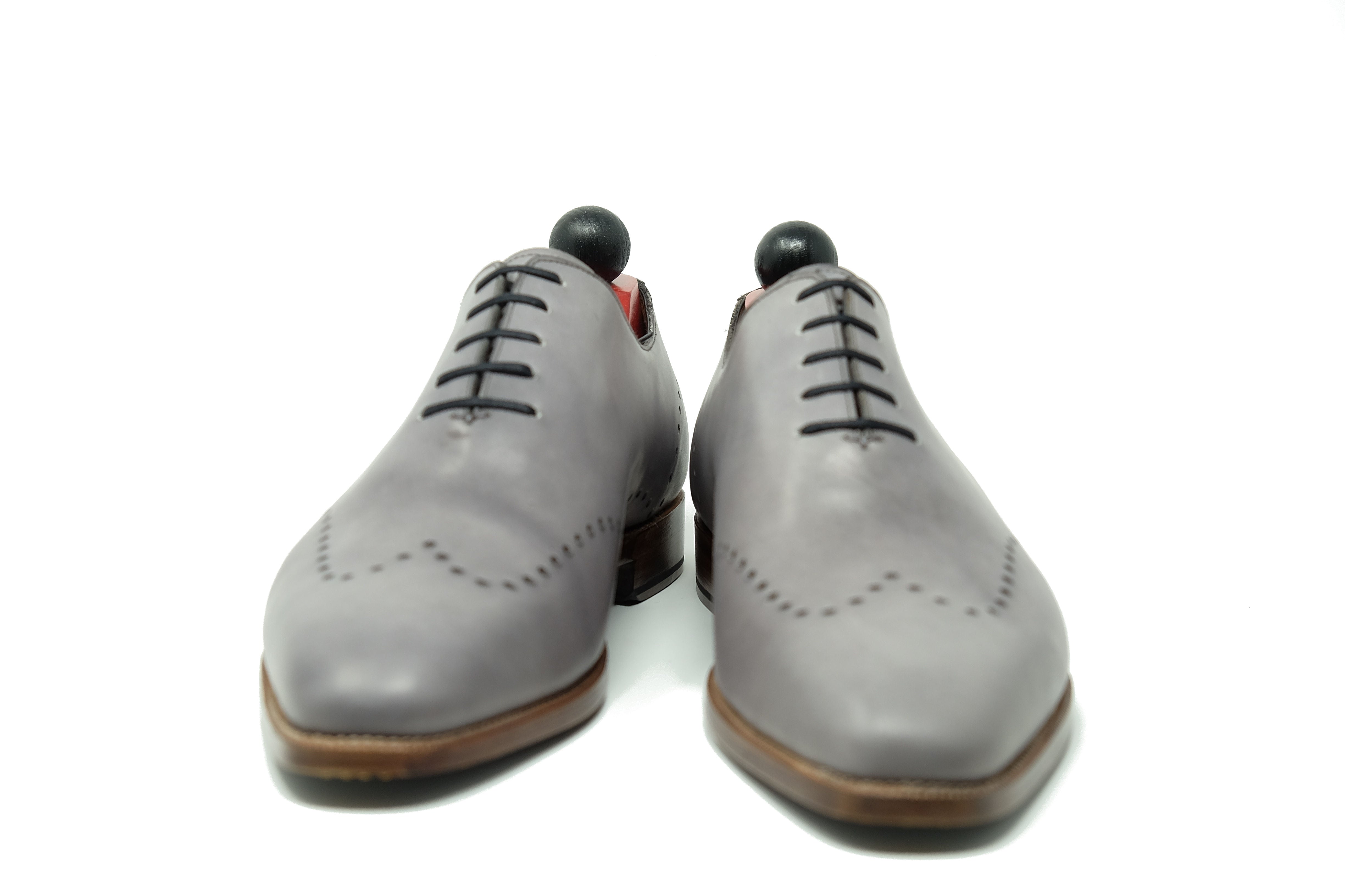 Tony - MTO - Unfinished Grey Calf - LPB Last - Natural Single Leather Sole