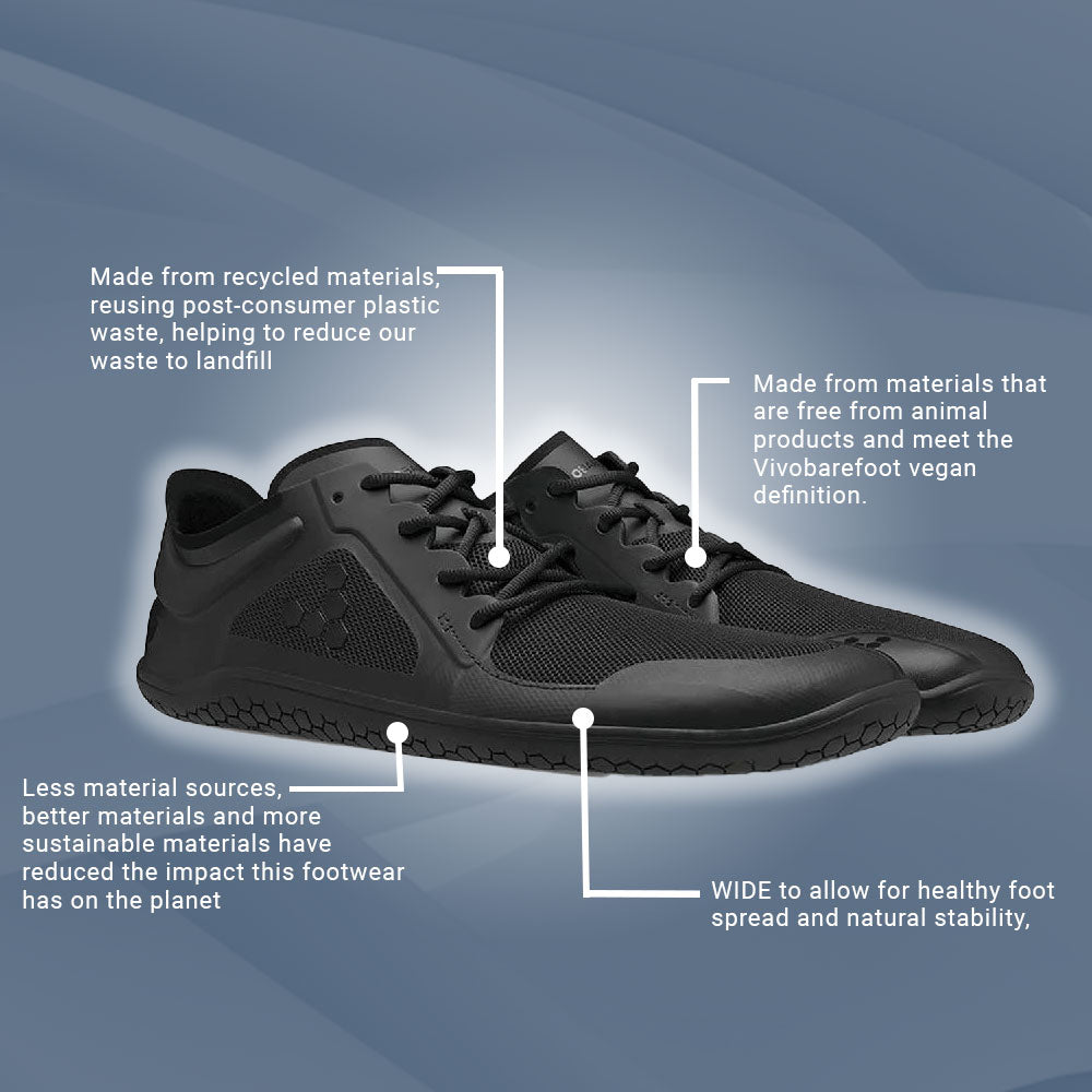 Vivobarefoot Primus Lite III (Womens) - Obsidian