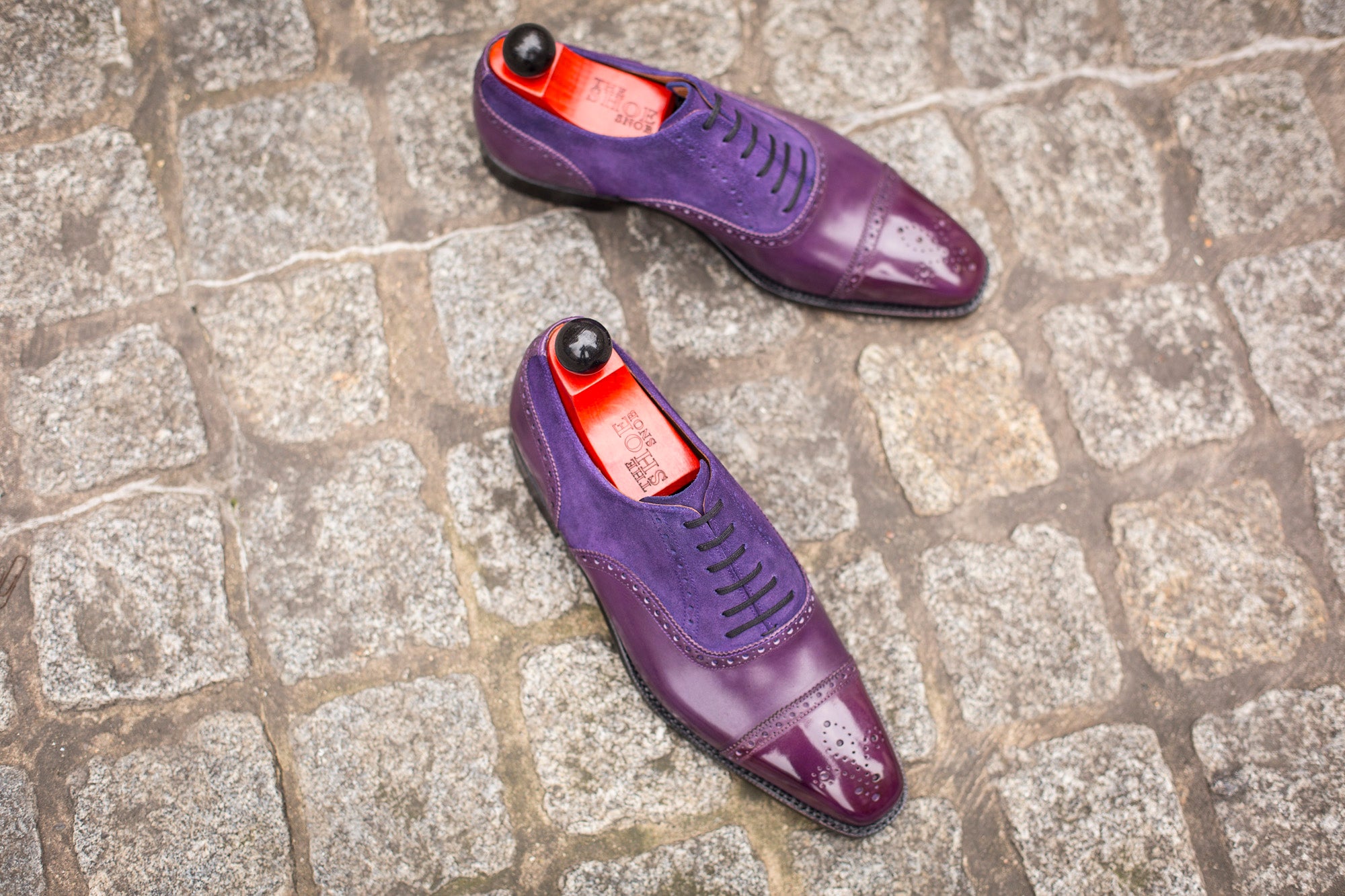 Wallingford - MTO - Purple Calf / Purple Suede - MGF Last - Single Leather Sole