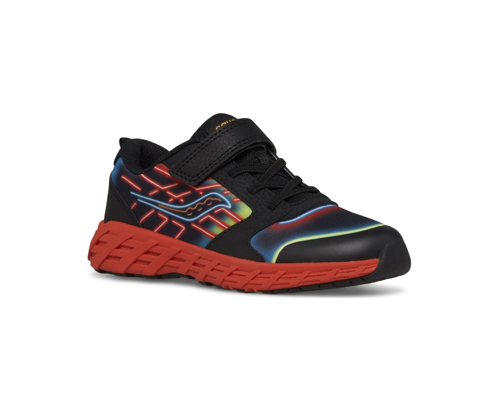 Wind 2.0 A/C Kid's Athletic Trainer - Neon/Black/Red