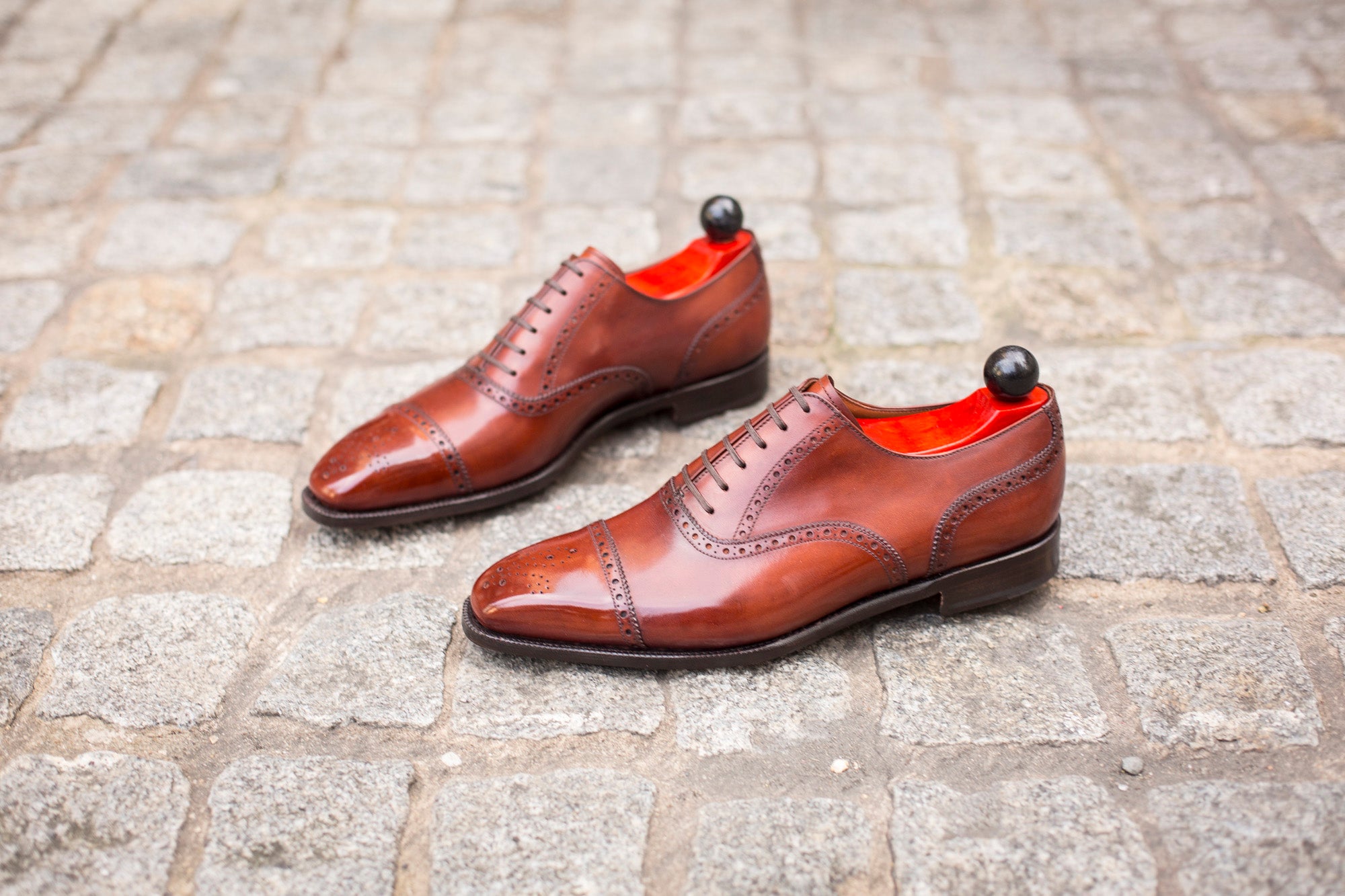 Windermere - MTO - Auburn Calf - MGF Last - Single Leather Sole