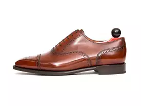 Windermere - MTO - Auburn Calf - MGF Last - Single Leather Sole