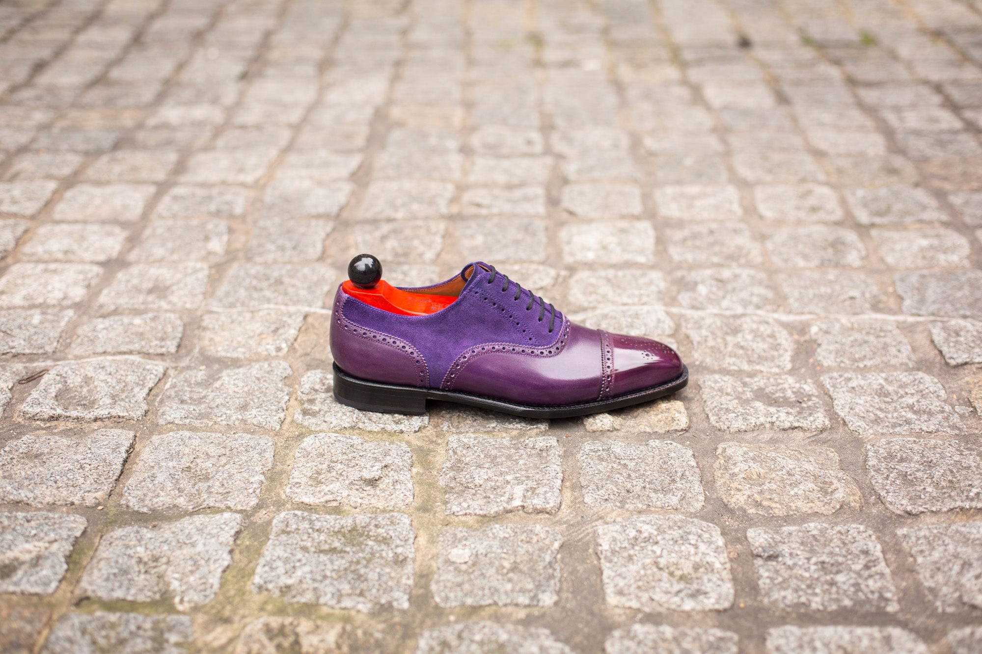 Windermere - MTO - Purple Calf / Purple Suede - LPB Last - Single Leather Sole