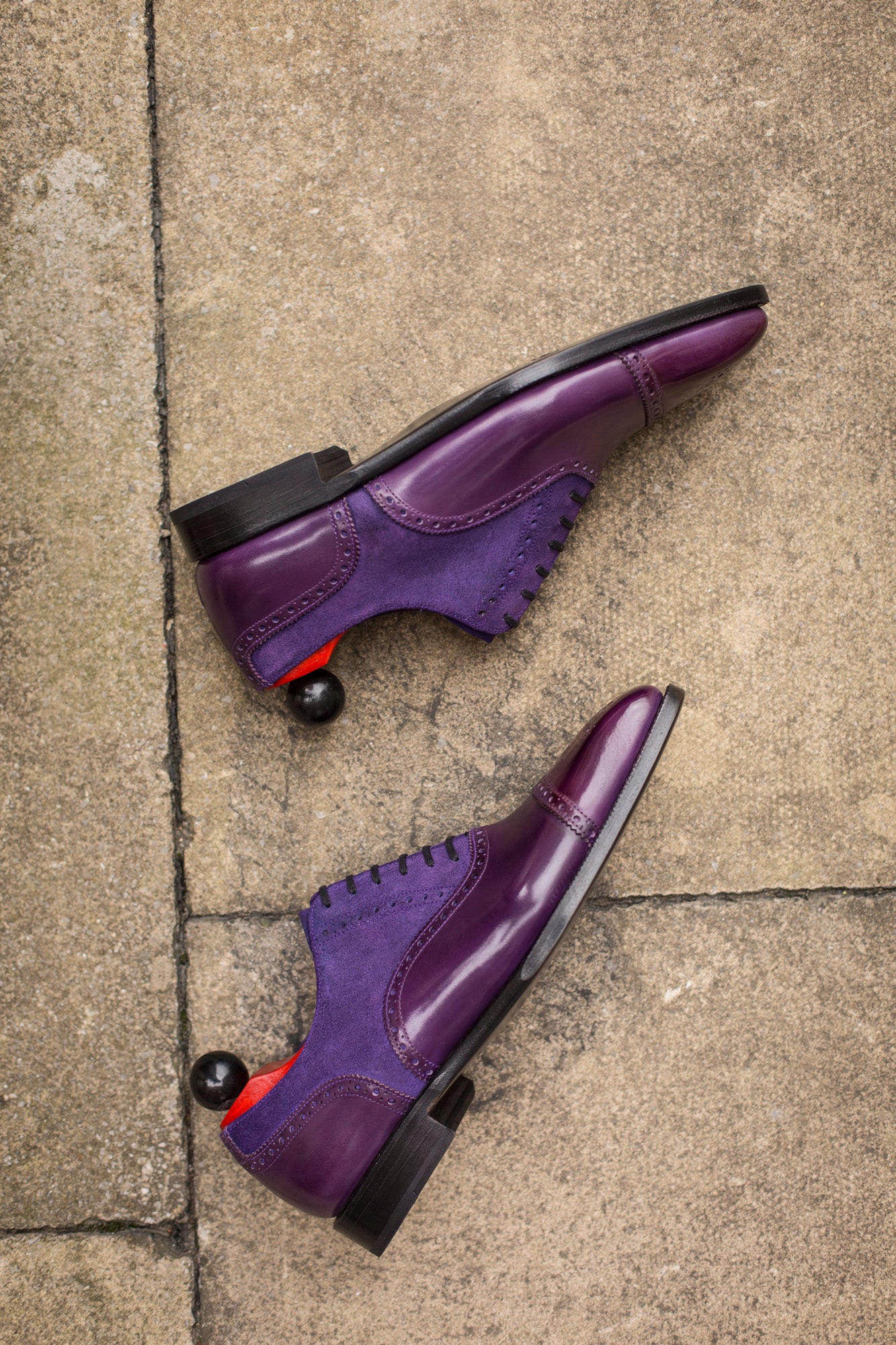 Windermere - MTO - Purple Calf / Purple Suede - LPB Last - Single Leather Sole