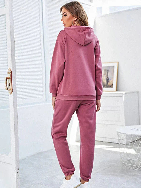 Women's 2-Piece Breathable Tracksuit Sweatsuit for Gym and Running