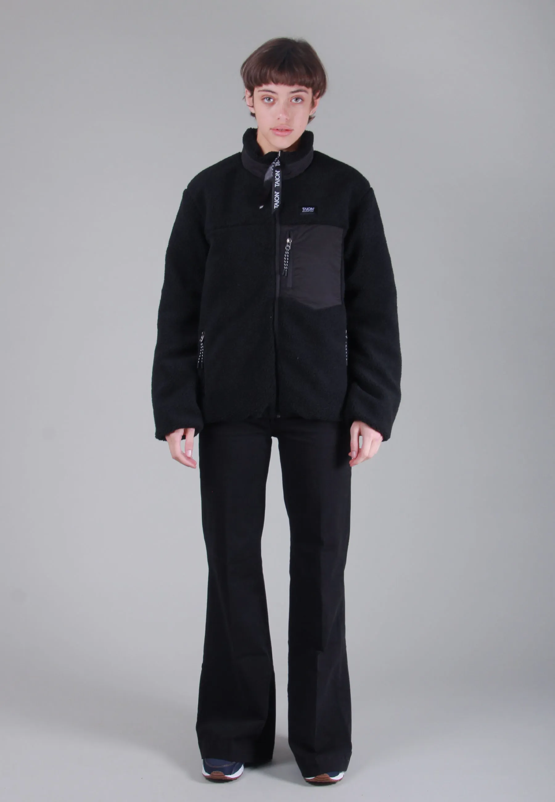 Womens Down x Boa Reversible Jacket - black/black