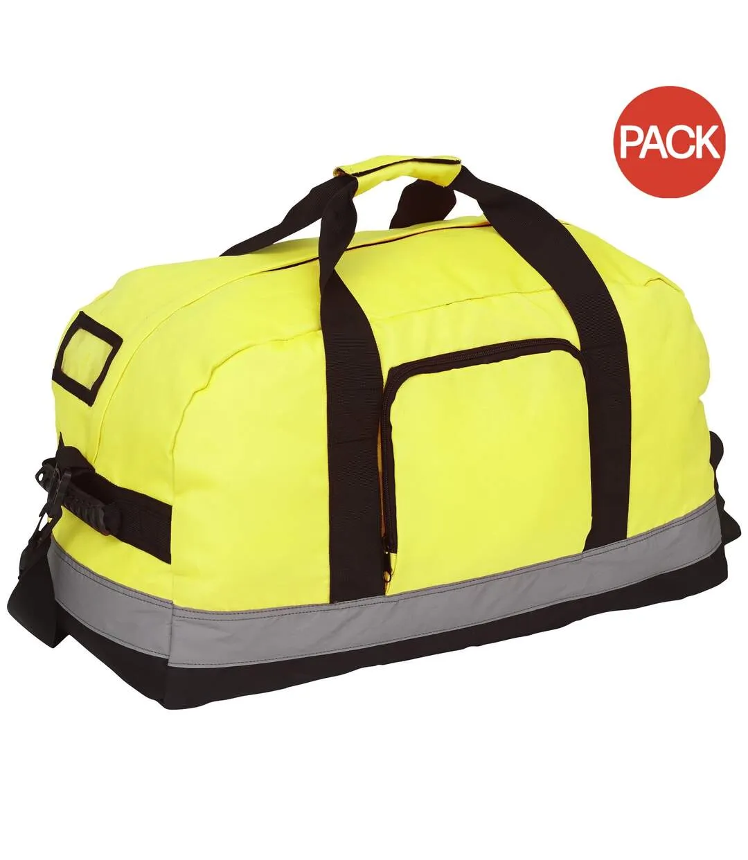 Yoko Hi-Vis Seattle Duffle Bag (Pack of 2) (Yellow) (One Size) - UTRW6919